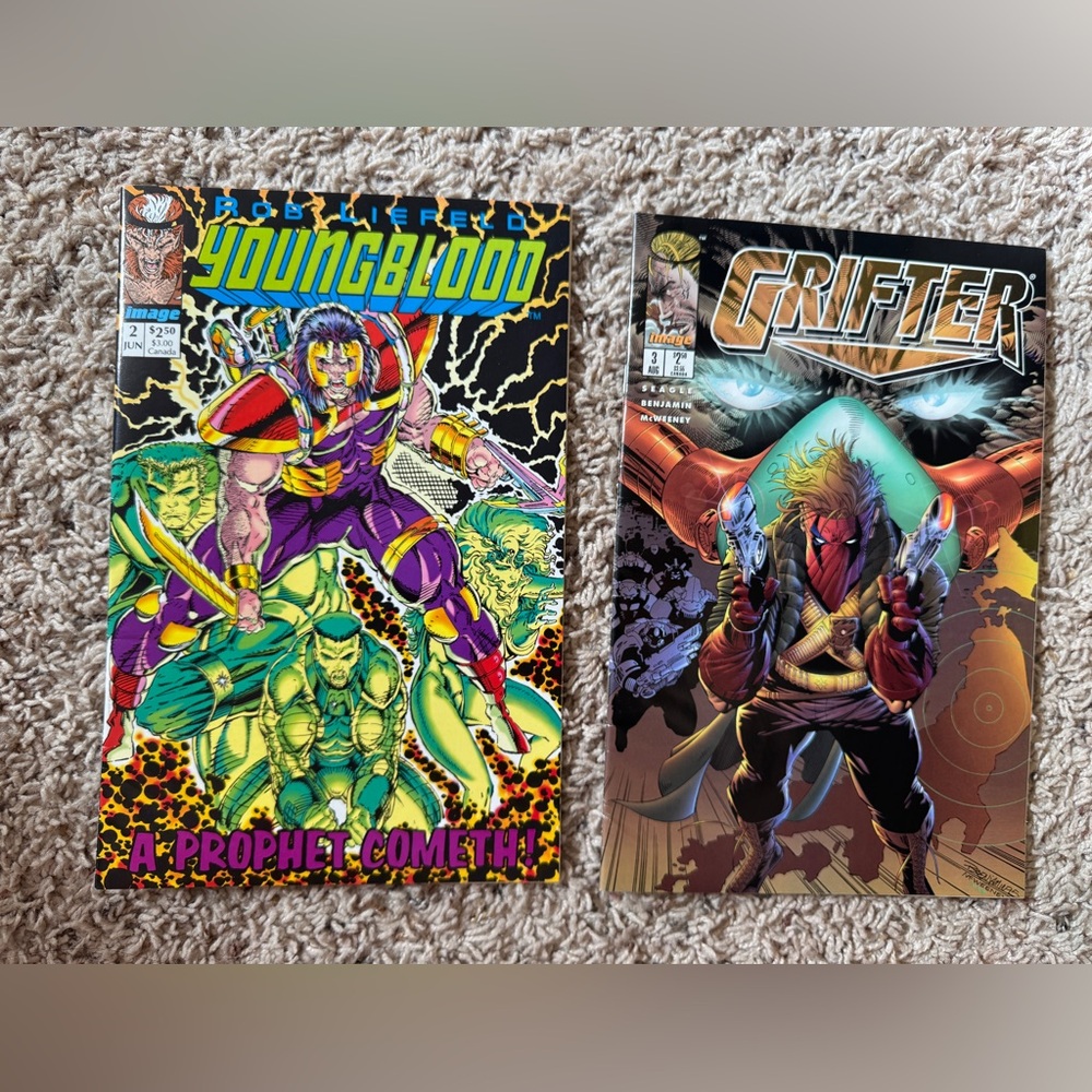Comic books Youngblood& Grifter lot of 2